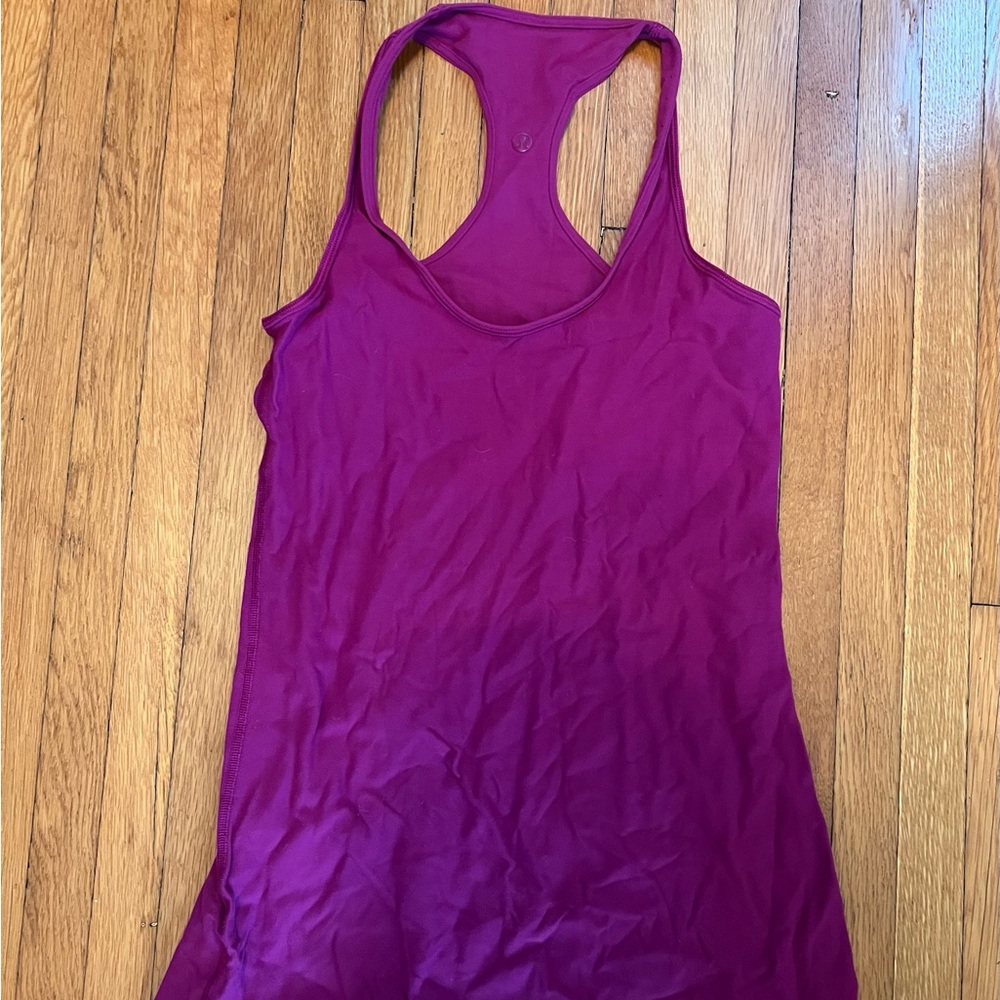 Lululemon Athletica Magenta Tank Top